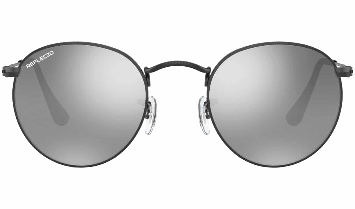Round Grises Miroir